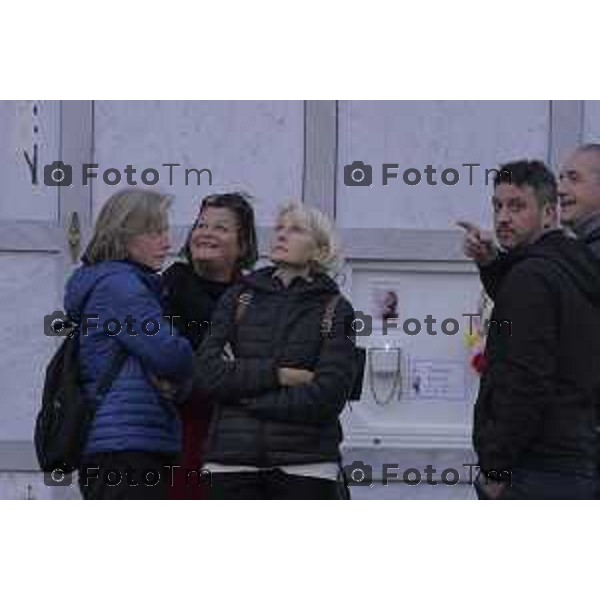Strozza Bg fiaccolata a un anno dalla decapitazione presunta di Pamela Genini Bergamo 27 Ottobre 2026 Italia Foto Tiziano Manzoni Lapresse