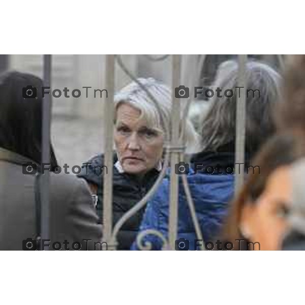 Strozza Bg fiaccolata a un anno dalla decapitazione presunta di Pamela Genini Bergamo 27 Ottobre 2026 Italia Foto Tiziano Manzoni Lapresse