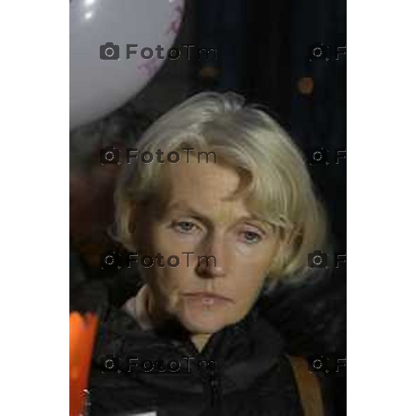 Strozza Bg fiaccolata a un anno dalla decapitazione presunta di Pamela Genini Bergamo 27 Ottobre 2026 Italia Foto Tiziano Manzoni Lapresse