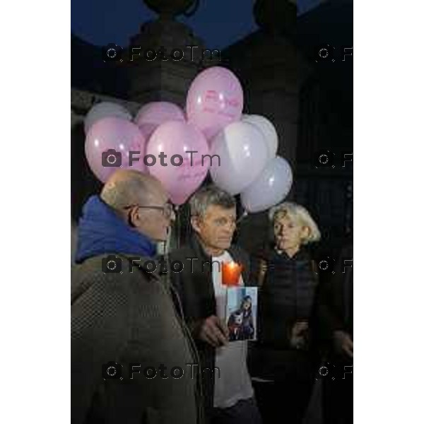 Strozza Bg fiaccolata a un anno dalla decapitazione presunta di Pamela Genini Bergamo 27 Ottobre 2026 Italia Foto Tiziano Manzoni Lapresse