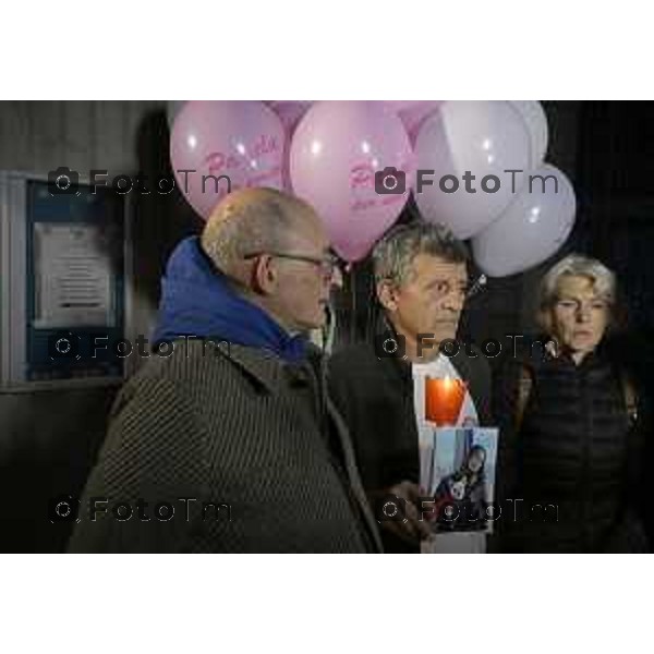Strozza Bg fiaccolata a un anno dalla decapitazione presunta di Pamela Genini Bergamo 27 Ottobre 2026 Italia Foto Tiziano Manzoni Lapresse