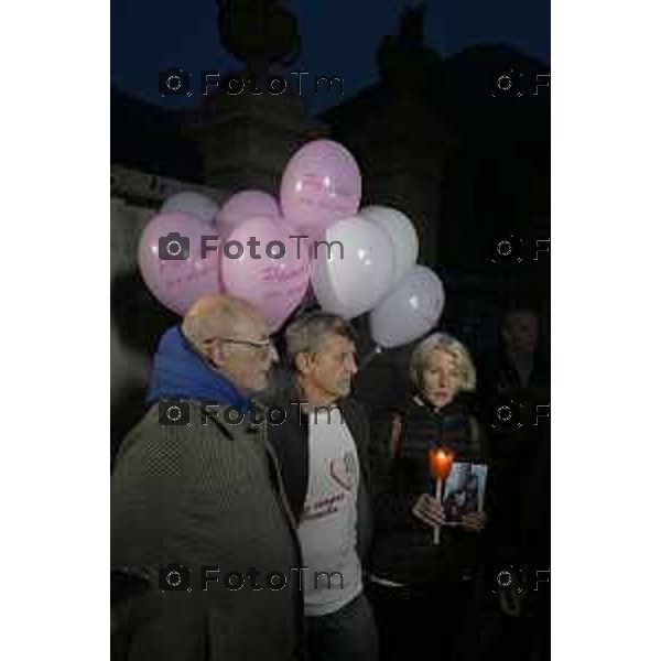 Strozza Bg fiaccolata a un anno dalla decapitazione presunta di Pamela Genini Bergamo 27 Ottobre 2026 Italia Foto Tiziano Manzoni Lapresse