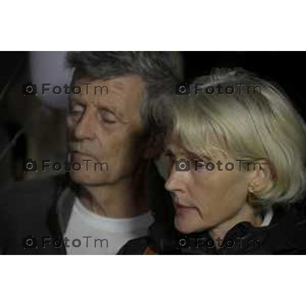 Strozza Bg fiaccolata a un anno dalla decapitazione presunta di Pamela Genini Bergamo 27 Ottobre 2026 Italia Foto Tiziano Manzoni Lapresse