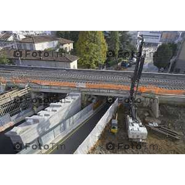 Bergamo Lavori ponte di Via San Bernardino 28 ottobre 2026 cronaca Bergamo Italia Foto Tiziano Manzoni Lapresse