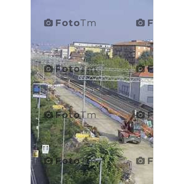 Bergamo Lavori ponte di Via San Bernardino 28 ottobre 2026 cronaca Bergamo Italia Foto Tiziano Manzoni Lapresse
