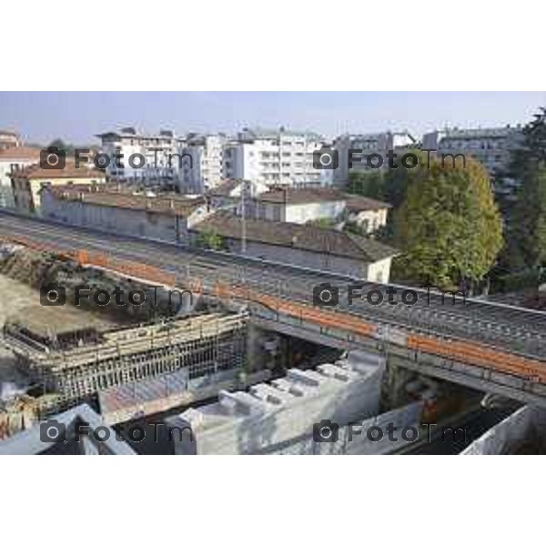 Bergamo Lavori ponte di Via San Bernardino 28 ottobre 2026 cronaca Bergamo Italia Foto Tiziano Manzoni Lapresse