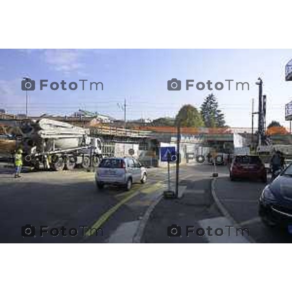 Bergamo Lavori ponte di Via San Bernardino 28 ottobre 2026 cronaca Bergamo Italia Foto Tiziano Manzoni Lapresse