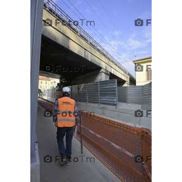 Bergamo Lavori ponte di Via San Bernardino 28 ottobre 2026 cronaca Bergamo Italia Foto Tiziano Manzoni Lapresse