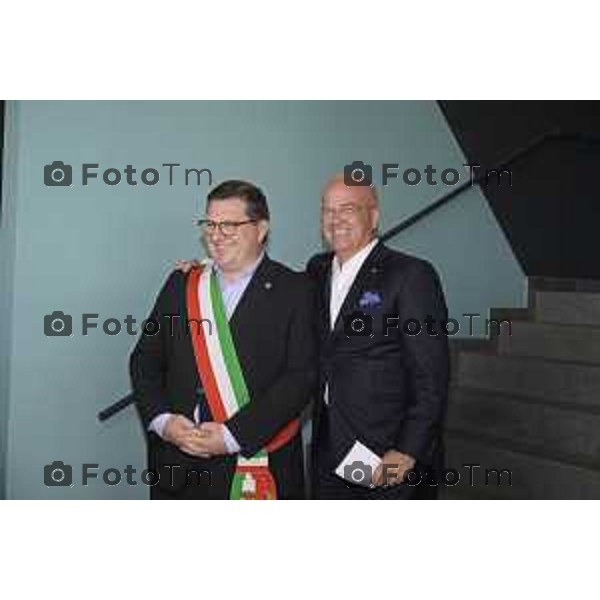 Bergamo 28 ottobre 2026, il CEO Tony Grimaldi ha inaugurato ufficialmente il nuovo Museo Storico della Bianchi a Treviglio. cronaca Bergamo Italia Foto Tiziano Manzoni Lapresse
