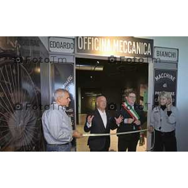 Bergamo 28 ottobre 2026, il CEO Tony Grimaldi ha inaugurato ufficialmente il nuovo Museo Storico della Bianchi a Treviglio. cronaca Bergamo Italia Foto Tiziano Manzoni Lapresse