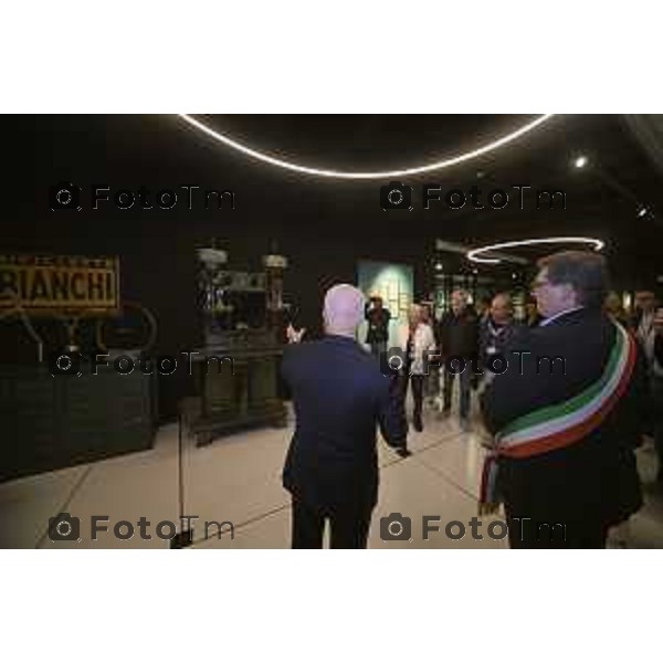 Bergamo 28 ottobre 2026, il CEO Tony Grimaldi ha inaugurato ufficialmente il nuovo Museo Storico della Bianchi a Treviglio. cronaca Bergamo Italia Foto Tiziano Manzoni Lapresse