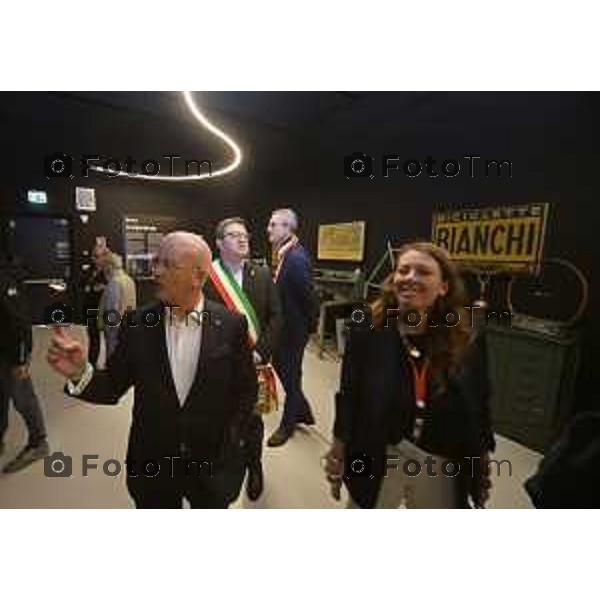Bergamo 28 ottobre 2026, il CEO Tony Grimaldi ha inaugurato ufficialmente il nuovo Museo Storico della Bianchi a Treviglio. cronaca Bergamo Italia Foto Tiziano Manzoni Lapresse