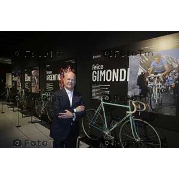 Bergamo 28 ottobre 2026, il CEO Tony Grimaldi ha inaugurato ufficialmente il nuovo Museo Storico della Bianchi a Treviglio. cronaca Bergamo Italia Foto Tiziano Manzoni Lapresse