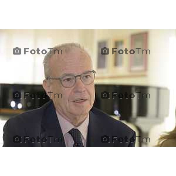 Presentazione del nuovo direttore del Politecnico delle Arti di Bergamo, Prof. Giacomo Fornari.saluto alla Prof.ssa Daniela Giordan 29 ottobre 2026 cronaca Bergamo Italia Foto Tiziano Manzoni Lapresse