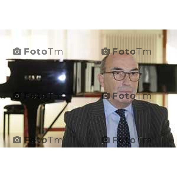 Presentazione del nuovo direttore del Politecnico delle Arti di Bergamo, Prof. Giacomo Fornari. 29 ottobre 2026 cronaca Bergamo Italia Foto Tiziano Manzoni Lapresse