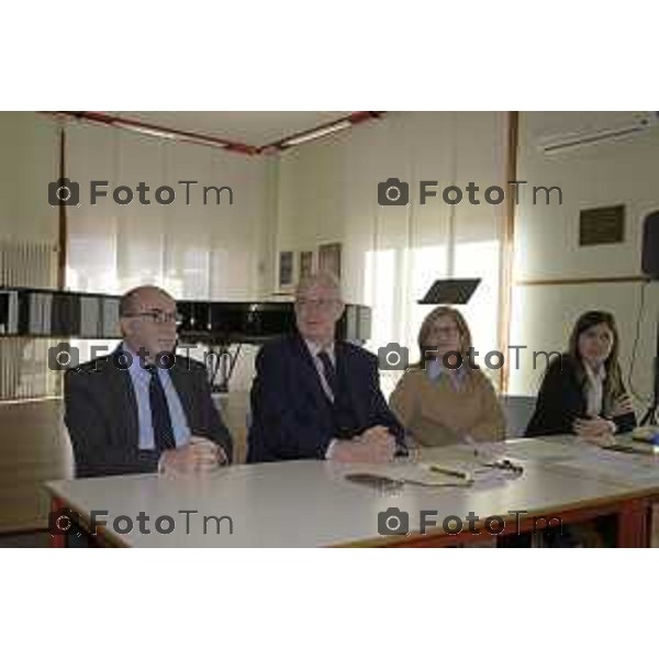 Presentazione del nuovo direttore del Politecnico delle Arti di Bergamo, Prof. Giacomo Fornari.saluto alla Prof.ssa Daniela Giordan 29 ottobre 2026 cronaca Bergamo Italia Foto Tiziano Manzoni Lapresse