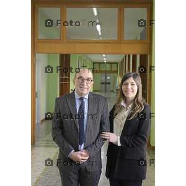 Presentazione del nuovo direttore del Politecnico delle Arti di Bergamo, Prof. Giacomo Fornari.saluto alla Prof.ssa Daniela Giordan 29 ottobre 2026 cronaca Bergamo Italia Foto Tiziano Manzoni Lapresse