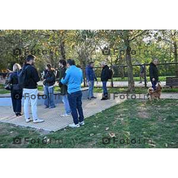 Bergamo interventi parco della trucca lavori 29 ottobre 2026 cronaca Bergamo Italia Foto Tiziano Manzoni Lapresse