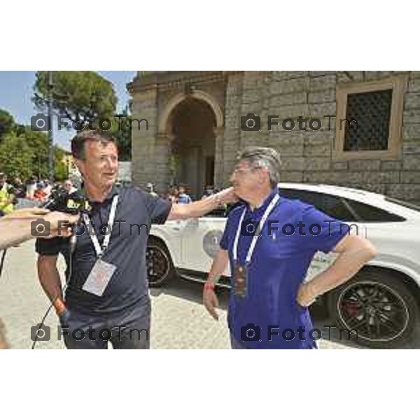 Tiziano Manzoni/ LaPresse 18 Giugno 2022 Bergamo Italia Cronaca Bergamo Mille Miglia storica 2022